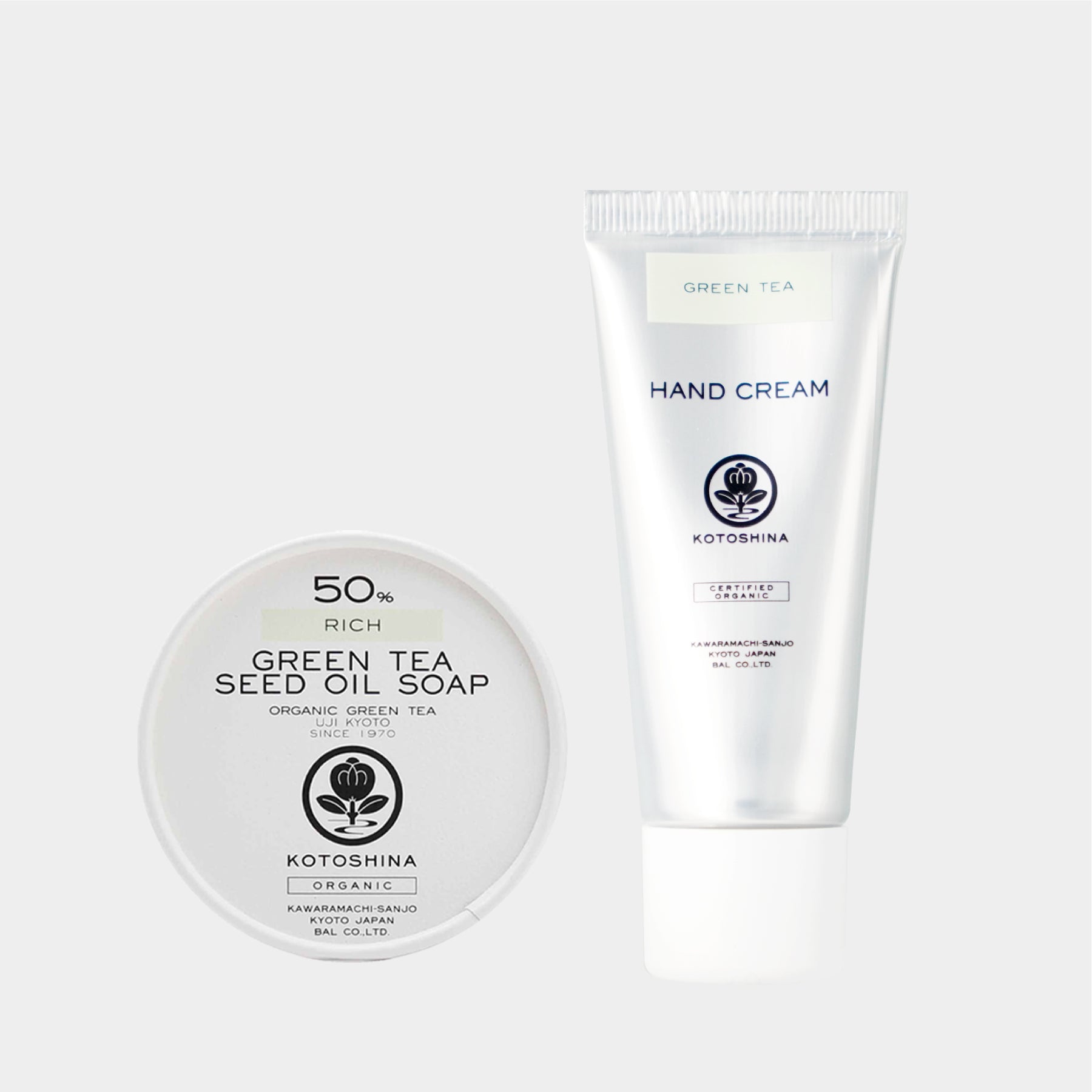 グリーンティーソープ&ハンドクリームセット