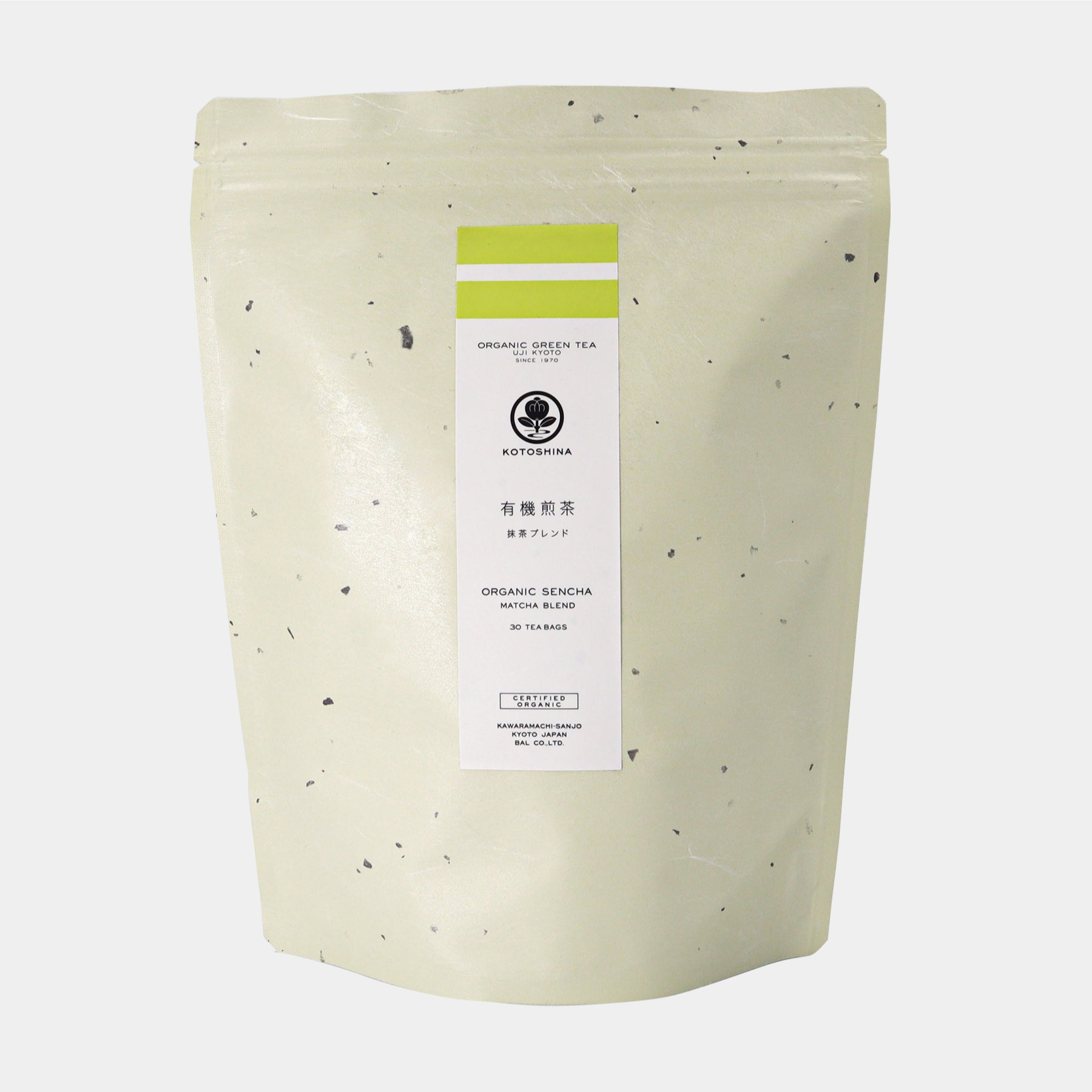 有機煎茶(抹茶ブレンド) 袋入りティーバッグ(30袋)